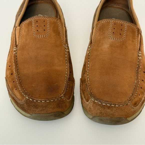 Clarks Tan Leather Slip-On Loafers Men Size 9.5M main image 5